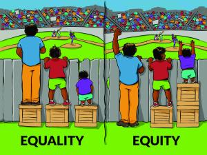 Equality and Equity cartoon