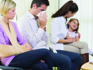 Patients in waiting room