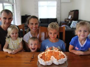 Andrea Penman with her family