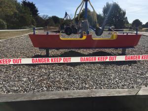 Playground shut as NZ moves to  COVID-19 Lockdown