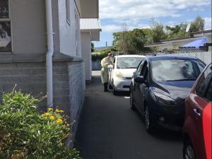 Influenza vaccination drive-through Tamatea Medical Centre during Covid pandemic March 2020