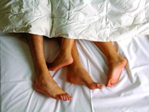 Feet, bed, sex