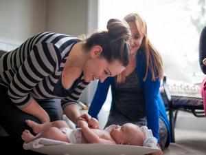 Community midwife home visit