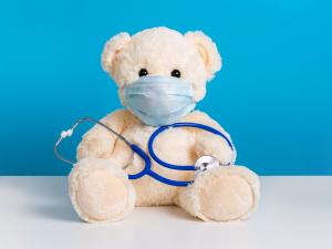 teddy bear with stethoscope