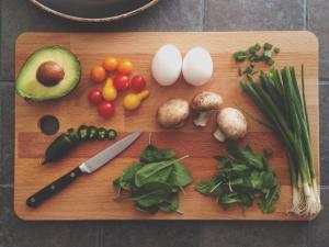 Cooking Chopping Vegetables Avocado