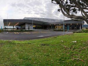 Te Nikau, Grey Hospital and Health Centre main entrance Greymouth