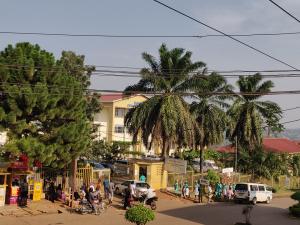 Morning rush at Entebbe Hospital