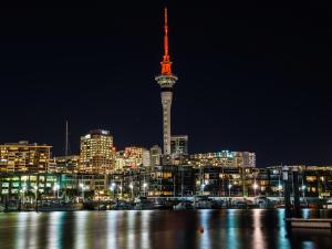 Sky tower World Heart Day