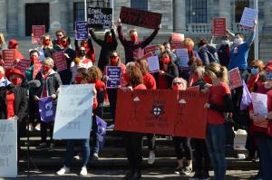 Nurses Rally Strike Protest Parliament NZNO 2