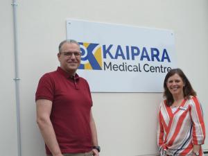 Francesco Lentini and Debbie Eastwood Kaipara Medical Centre