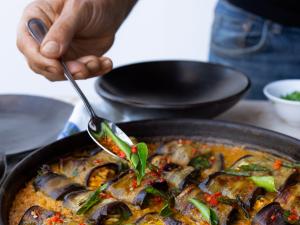 Stuffed aubergine Ottolenghi, FLAVOUR