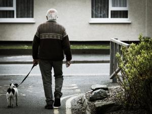 Old man walking