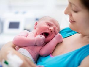 Mother with baby (stock image)