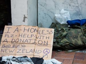 Poverty - Homeless sign