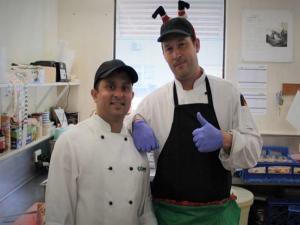 Chefs at CDHB for Christmas