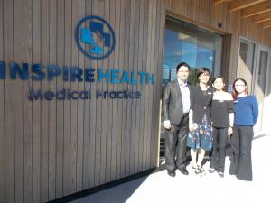 Eugene Sia, Evelyn Pui, Sharon Tay & Doris Chua of Inspire Health,Chch