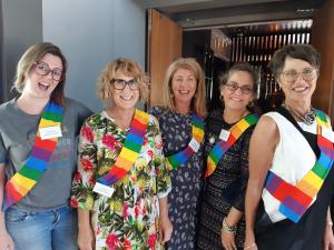 Rainbow sashes, nurses at CHCH symposium