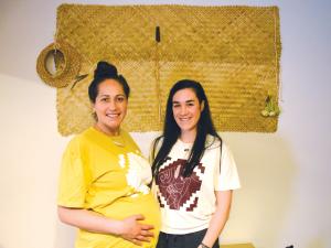 MidwifeTawera Trinder and senior house officer Moerangi Tamati