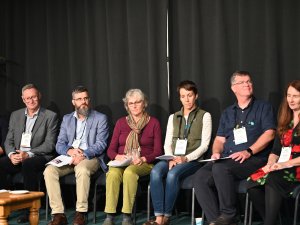 Panel of speakers, PechaKucha, Nat Rural Health Conference