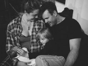 Zoe, Aaron and family, after birth of second child_Jerusha Sutton