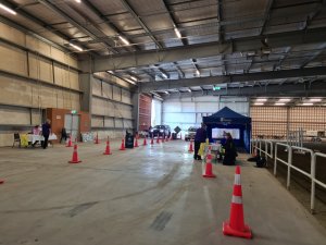 Manfeild Park Feilding Health Centre Vax Drive-through