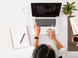    Studying, Woman on a laptop, Exam. [Image by Avel Chuklanov on Unsplash] 