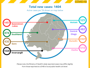 Southern case map - 29 March 22