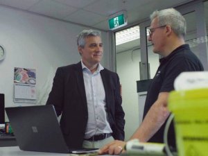 Rako chief science officer Stephen Grice and executive director Leon Grice 