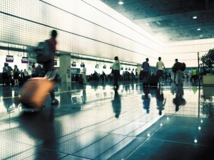 busy airport