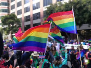 Rainbow flags [Image: YY on Unsplash]