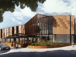 Artist impression of the new North Building at Manukau Health Park