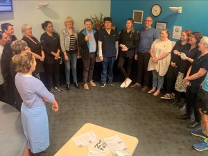 Waiata practice - Aramoro Health