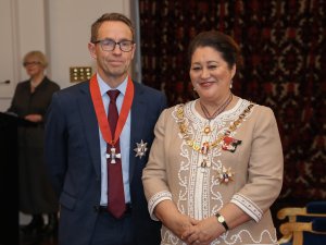 Sir Ashley Bloomfield, of Lower Hutt, KNZM for services to public health [Image: Governor General's Office]