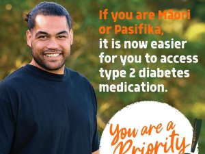 Pharmac diabetes equity campaign poster 2021