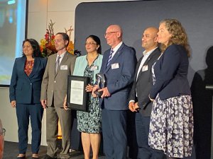 Professor Valery Feigin with the team from the National Institute for Stroke and Applied Neurosciences