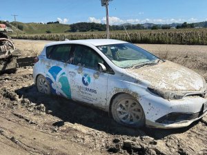 Three Rivers Medical Wrecked Car 