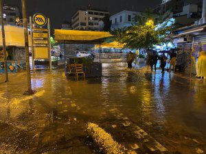 Flooding in Central Athens