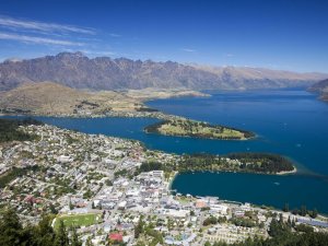 Queenstown aerial 