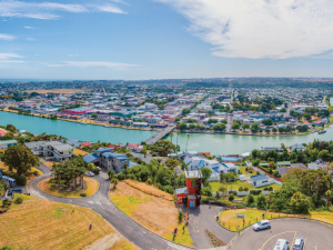 Ariel view Whanganui CR trabantos on iStock