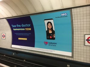 Babylon Health London Tube Dec 2018