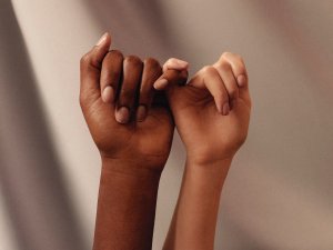 Hands with manicure