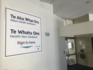 Te Aka Whai Ora and Te Whatu Ora sign