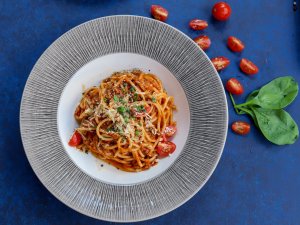 Pasta dish CR Danijela Prijovic on Unsplash 