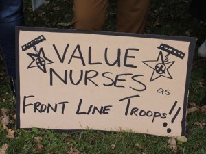 Value Nurses Placard 2018