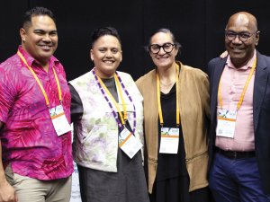 Vaaiga Autagavaia, Mamaeroa David, Maryann Heather and Api Talemaitoga