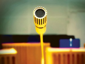 Microphone close up