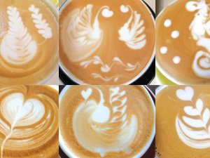 GP David Chou coffee art