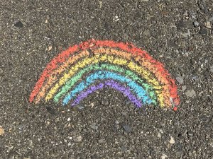 Rainbow drawing