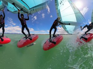 The art of a foiling gybe