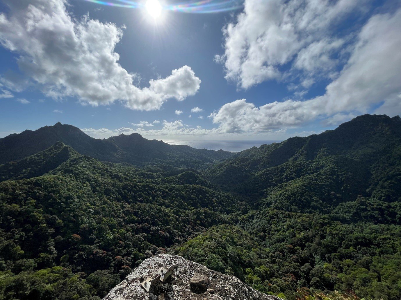 View from Te Rua Manga, the Needle